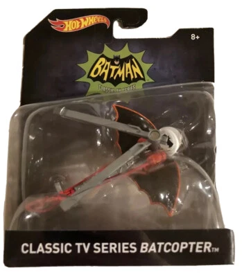 Hot Wheels Batcopter Classic TV Series Batman Adam West Burt Ward DC Comics NEW! - Image 1 of 4