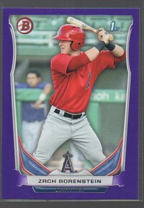 ZACH BORENSTEIN  2014 BOWMAN PROSPECTS PURPLE CARD #BP10