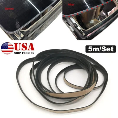 Parabrisas delantero trasero coche techo corredizo borde ventana triangular sello resistente a la intemperie 5M Foto 1 de 4