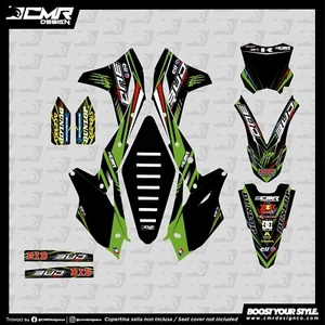 Kit Grafiche adesivi in crystal per KAWASAKI KXF 250 450 2017 - Imagen 1 de 1