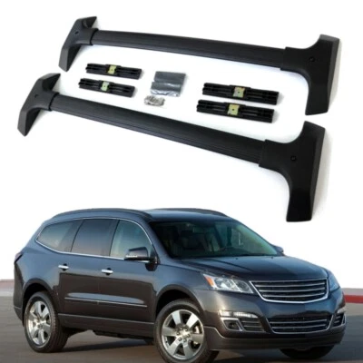 Barra transversal de aluminio de 2 piezas para Chevrolet Traverse 2009-2017 Foto 1 de 4