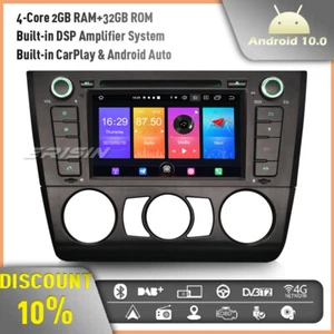 32GB Android 10.0 GPS SatNav DAB+ Stereo For BMW 1 Series E81 E82 E88 CarPlay CD - Picture 1 of 12