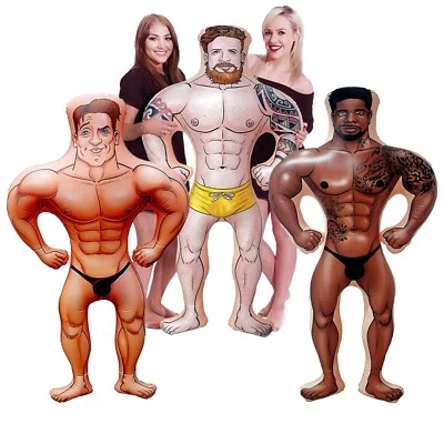 Aufblasbar Mann Puppe Stecker Harry Das Stück Henne Party Mädchennacht - Bild 1 von 4