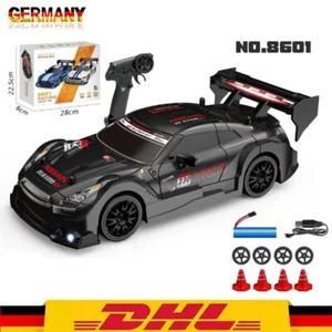 1:24 RC Drift Car Ready to Run Rennauto Fernbedienung 4WD Mini Spielzeug Lichter - Bild 1 von 7