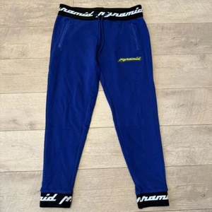 Men's Black Pyramid Sweatpants Size L Blue - Picture 1 of 9