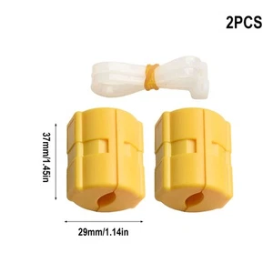 37*29mm Magnetic Fuel Saver ABS Car Economizer Saver Vehicle Saving Yellow - Picture 1 of 15