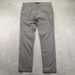 Pantalones de golf Travis Mathew para hombre 34x30 gris algodón frente plano informales clásicos - Imagen 1 de 14