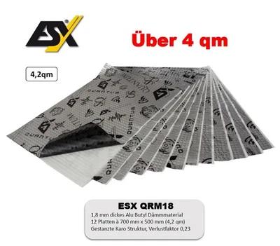 ESX QRM 18 QUANTUM Razor Mat AluButyl autoadesivo set 12 piastre da 700 x 500 mm - Immagine 1 di 4