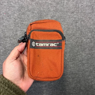 Tamrac Vintage Orange Camera Case Pouch Durable Protective USA Made - Image 1 of 4