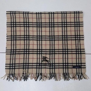 Burberry Logo Embroidered Wool Blanket Women Accessory Original Collection - Picture 1 of 6
