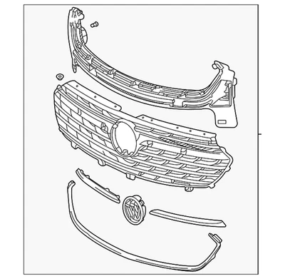 Conjunto de rejilla original GM 84899914 Foto 1 de 2