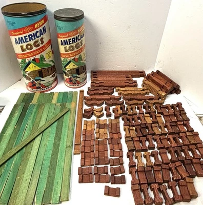 Lote de 160+ Troncos Americanos Halsam De Colección con Botes Foto 1 de 4