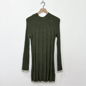 Anthropologie Arsenau Sweater Dress Green Wool Alpaca size XS - Picture 1 of 8