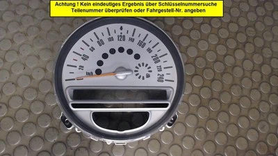 Tachoeinheit / Kombiinstrument Mini (bmw) Mini Cooper S R55 / R56 9125928 12 - Bild 1 von 4