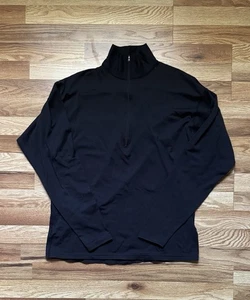 Hill City Performance Charcoal Long Sleeve 1/4 Quarter Zip Shirt Running XL - Picture 1 of 3