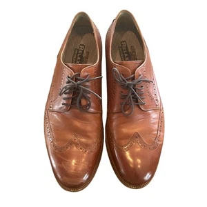 Cole Haan Leather Harrison Shortwing Oxfords Lace Up Men's Dress Shoes Size 11.5 - Picture 1 of 10