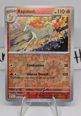 Rapidash 027/162 - Sv05: Temporal Forces Reverse Holo (NM) - Image 1 of 2