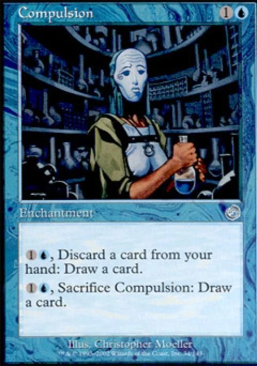 Compulsion - Medium Play MTG Torment - Image 1 of 1