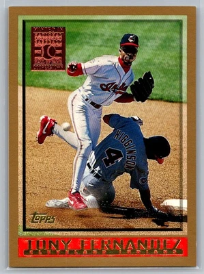 Tony Fernandez 1998 Topps / Minted Cooperstown Cleveland Indians #58 - Image 1 of 2