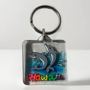 Schlüsselanhänger Hawaii verspielte Delfine Souvenir - Bild 1 von 1