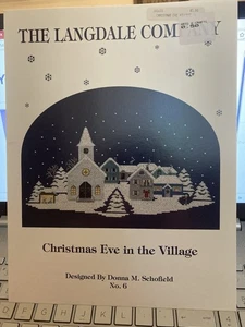 Christmas Eve in the Village - The Langdale Company Cross Stitch Pattern Leaflet - Picture 1 of 3