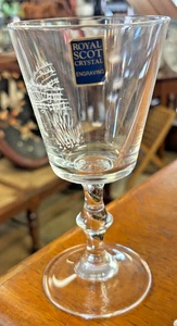 Copa de vino de golf Royal Scot de cristal vintage - Imagen 1 de 7