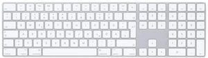 Apple Magic Keyboard Tastatur mit Ziffernblock - Englisch USA (US) - Silber |... - Bild 1 von 1