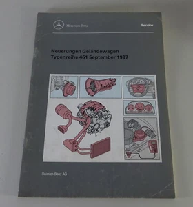 Werkstatthandbuch Neuerungen Mercedes G-Modell W 461 G 290 GDT Stand 09/1997 - Bild 1 von 2