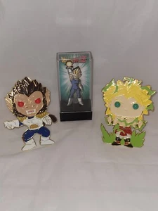 Funko Pop! Enamel 3 Pin Lot Dragon Ball Z Super Saiyan Vagita Broly Great Ape - Picture 1 of 9