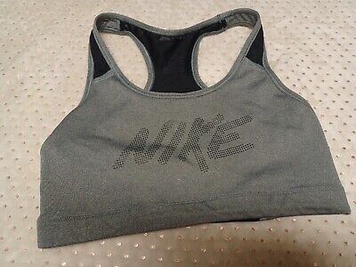 NikeDriFit Women’s Sz Small  Sports Bra. Gray And Black Strappy Fitness Workout • 25€