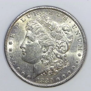 ~EARLY AMERICAN SILVER~ 1880-O Morgan Silver Dollar 90% 1 $ US Coin AU/ BU d507 - Bild 1 von 2