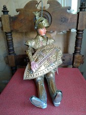 PUPO SICILIANO ORLANDO FURIOSO VINTAGE ANTICO SICILIA OLD MARIONETTA PUPPET 1900