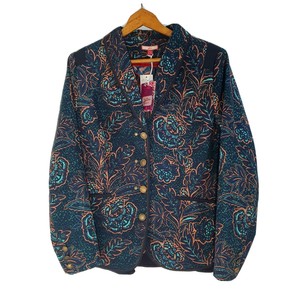 orange floral jacket