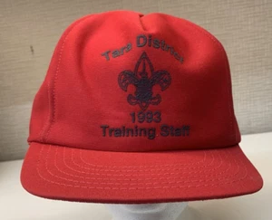 1993 BSA BOY SCOUT TARA DISTRICT STAFF SOMBRERO DE ENTRENAMIENTO - Imagen 1 de 6