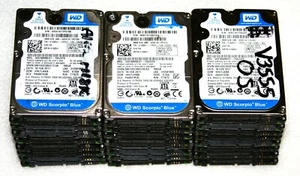(26) OEM Dell 1GDV1 WD Scorpion Blue 160GB 2.5" SATA Hard Drive WD1600BEVT - Picture 1 of 1
