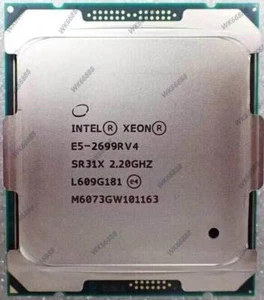 Intel Xeon E5-2699R V4 SR31X 22-core 2.20GHz LGA2011-3 X99 server CPU processor - Picture 1 of 1