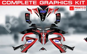 YAMAHA YFZ 450R 2014-2025 2015 2016 2017 2018 2019  complete graphics kit 21 mil - Picture 1 of 9