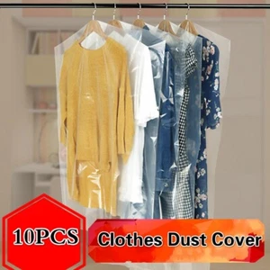 10 X Garment Dust Cover Disposable for Dust Suit Bag Waterproof Storage Bags - Picture 1 of 11