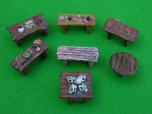 PAINTED RPG TABLES & TABLE SETS MULTI-LISTING - Picture 1 of 7