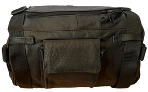 MILWAUKEE LEATHER MOTORCYCLE LEATHER SISSY BAR ROLL BAG FOR HARLEY - DSAID - Bild 1 von 7