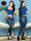 Jeansy Levantacola Colombiano Azulle Jeans