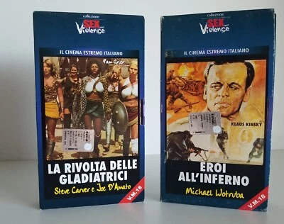 LA RIVOLTA DELLE GLADIATRICI/EROI ALL'INFERNO, "Shendene" VHS TAPES - Image 1 of 3