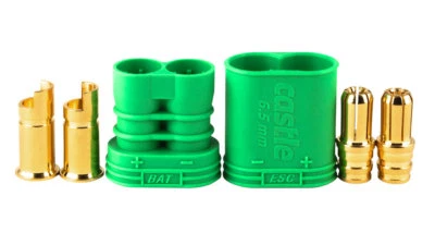Castle 6.5 mm Polarized Bullet Connector 1pr (011-0053-00) - Image 1 of 3