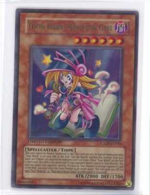 Yugioh Toon Dark Magician Girl JUMP-EN010 Shonen Jump Magazine Limit NM 0222#104 - Image 1 of 2