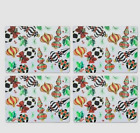 SET of 4 MacKENZIE CHILDS DECK THE HALLS CORK BACKED PLACEMAT NEW