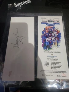 Warren Moon Autogramm Quarterback Club - Bild 1 von 3