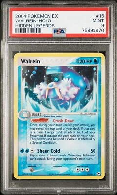 2004 Pokemon EX Hidden Legends Walrein holo 15/101 PSA 9 Mint 75999970 - Image 1 of 2