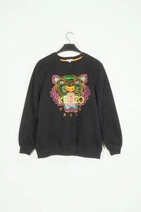 -Childrens Kenzo Paris Tiger Logo Black Jumper Sweater Pullover Size XL - Picture 1 of 7