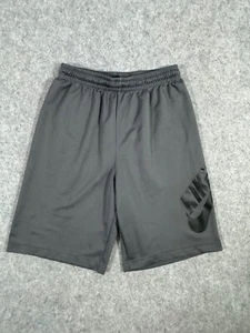 Nike SB Shorts Youth XL Gray Athletic Skateboard Dri Fit Logo Boys - Picture 1 of 9