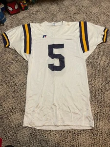 LSU Tigers Football Game cut Jersey #5 M Jayden Daniels Wickersham 1990’s - Picture 1 of 6